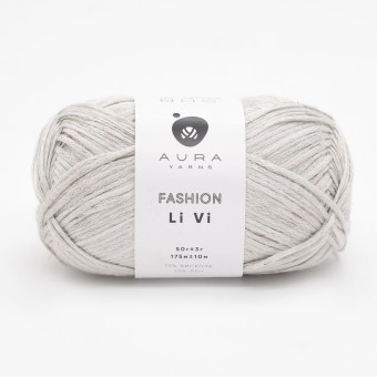 Моток пряжи Aura Yarns Fashion Li Vi оттенок 06.025 Cool Grey