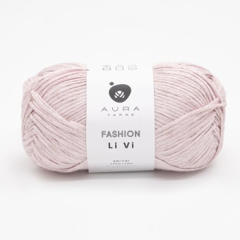Моток пряжи Aura Yarns Fashion Li Vi, оттенок 1480 Powder