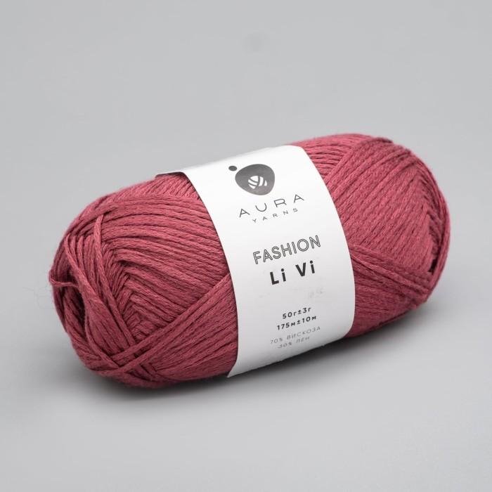 Купить пряжу Aura Yarns Fashion Li Vi оттенок 06.030 Lupin в Калининграде