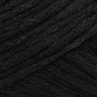 Цвет пряжи Aura Yarns Fashion Li Vi цвет 06.099 Black, крупно