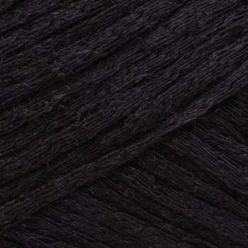 Цвет пряжи Aura Yarns Fashion Li Vi цвет 06.099 Black, крупно
