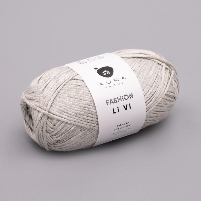 Купить пряжу Aura Yarns Fashion Li Vi оттенок 06.025 Cool Grey в Калининграде
