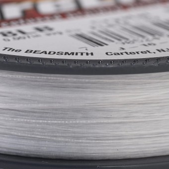 Нить для бисероплетения FireLine 0,18 мм белая (Beadsmith, США)