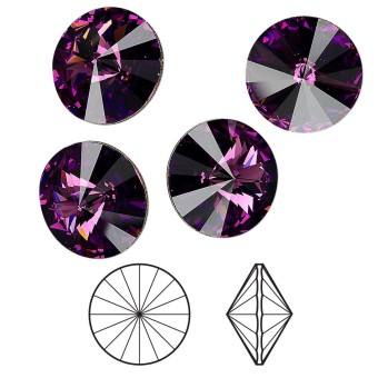 Риволи 12 мм - Amethyst #204 (SWAROVSKI, Австрия)