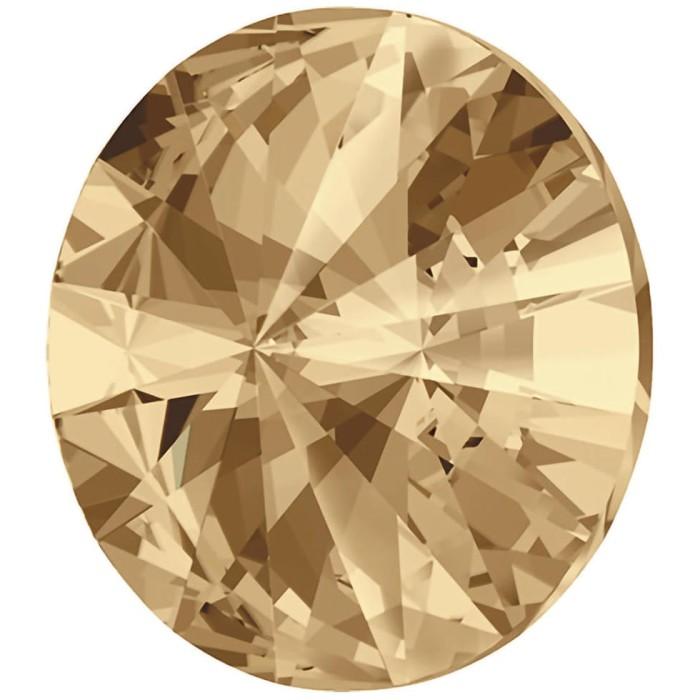 Купить SWAROVSKI Риволи 12 мм - Crystal Golden Shadow #001GSHA (Австрия) в Калининграде