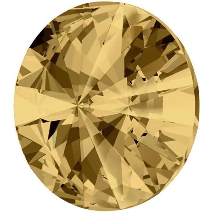 Купить SWAROVSKI Риволи 12 мм - Light Colorado Topaz #246 (Австрия) в Калининграде