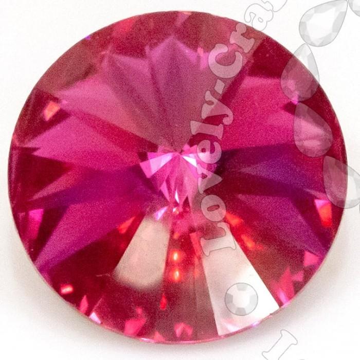 Купить SWAROVSKI Риволи 12 мм - Fuchsia #502 (Австрия) в Калининграде