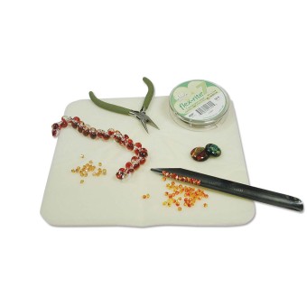 Коврик для бисера BEADSMITH 28х35 см, цвет кремовый