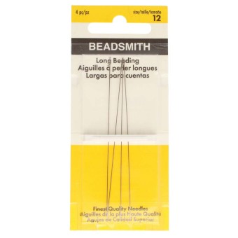 Иглы для бисероплетения BEADSMITH JOHN JAMES ENGLISH NEEDLES BEADING #12 (США)