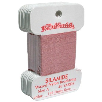 Нить Silamide пыльная роза (Beadsmith, США)