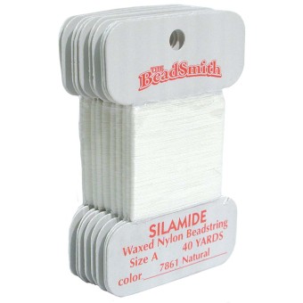 Нить Silamide слоновая кость (Beadsmith, США)