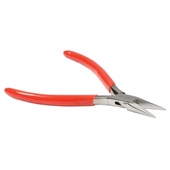 Тонкогубцы BEADSMITH SLIMLINE CHAINNOSE 120 мм, красные (США)