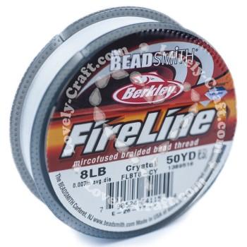 Купить нить для бисероплетения FireLine 0,18 мм (белая) в интернет-магазине «Любимое Творчество»
