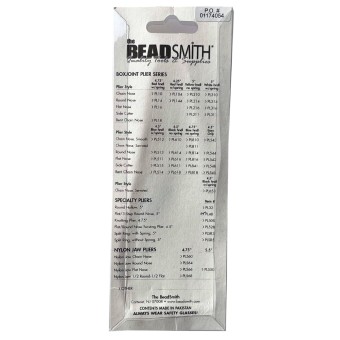 Круглогубцы BEADSMITH FLAT/3 STEP ROUND JAW 2.5мм 4мм 5мм LOOPS 3-х ступенчатые (синие) (США)