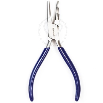 Круглогубцы BEADSMITH FLAT/3 STEP ROUND JAW 2.5мм 4мм 5мм LOOPS 3-х ступенчатые (синие)