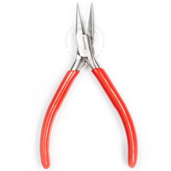 Тонкогубцы BEADSMITH SLIMLINE CHAINNOSE 120 мм, красные