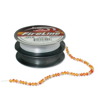 Нить для бисероплетения FireLine 0,18 мм белая (Beadsmith, США)