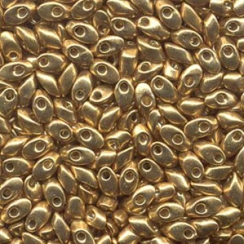 Бисер MIYUKI Long Magatama GOLD DURACOAT GALVANIZED (#4202), 10 гр