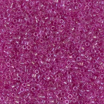Бисер MIYUKI DELICA 11/0 LIGHT FUCHSIA AB #074, 4 гр
