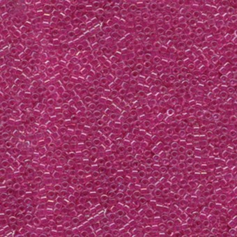 Бисер MIYUKI DELICA 11/0 LIGHT FUCHSIA AB #074, 4 гр