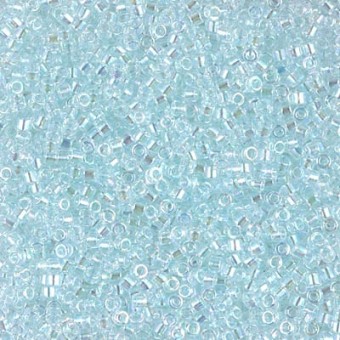 Бисер MIYUKI DELICA 11/0 LIGHT AQUA-LINED AB #083, 4 гр