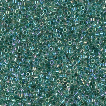Бисер MIYUKI DELICA 11/0 LIME LINED AB #060, 4 гр
