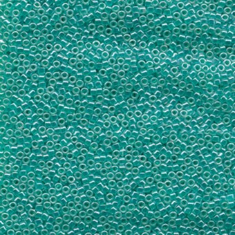 Бисер MIYUKI DELICA 11/0 GREEN AQUA-LINED LUSTER #238, 4 гр