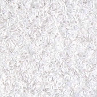 Бисер MIYUKI DELICA 11/0 WHITE PEARL #201, 4 гр