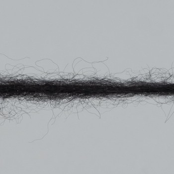 Нить пряжи Aura Yarns Fashion Love Me 2.0 оттенок 08.005 black, крупно