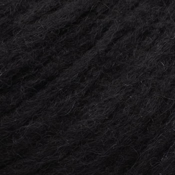 Цвет пряжи Aura Yarns Fashion Love Me 2.0 оттенок 08.005 black, крупно