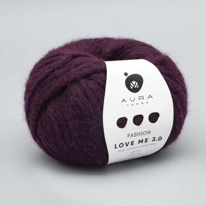 Купить пряжу Aura Yarns Fashion Love Me 2.0 оттенок 09.013 Burgundy в Калининграде