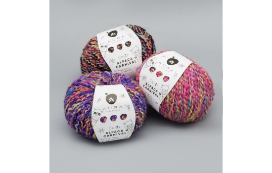 Aura Yarns Alpaca Carnival