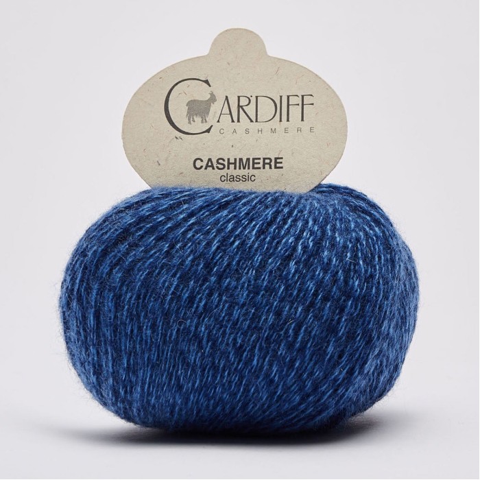 Купить пряжу Cardiff 🧶 Cashmere Classic цвет 557 Blu Notte 🧡 в Калининграде