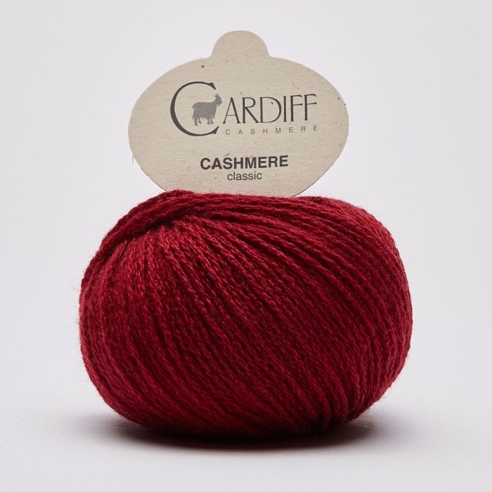 Купить пряжу Cardiff 🧶 Cashmere Classic цвет 628 Granata 🧡 в Калининграде