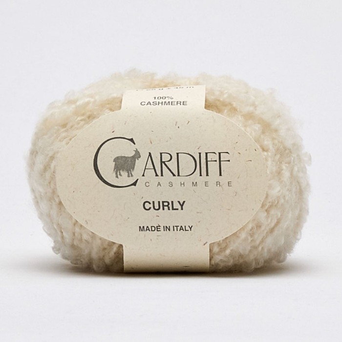 Пряжа Cardiff Curly цвет 101 White
