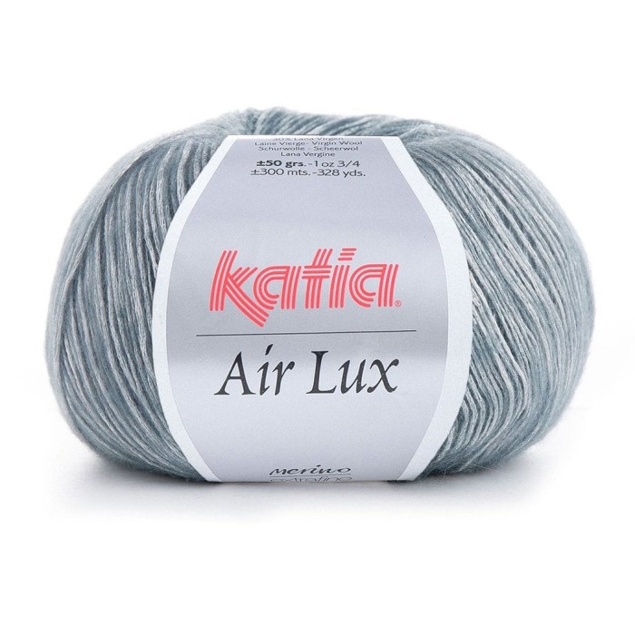 Купить пряжу Katia 🧶 Air Lux цвет 60 Pearl Light Grey 🧡 в Калининграде