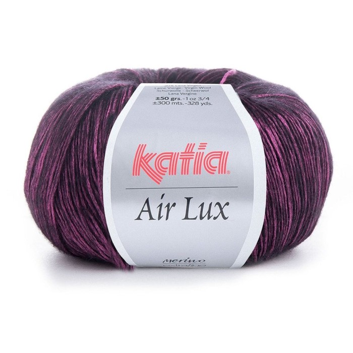 Купить пряжу Katia 🧶 Air Lux цвет 64 Rose-black 🧡 в Калининграде