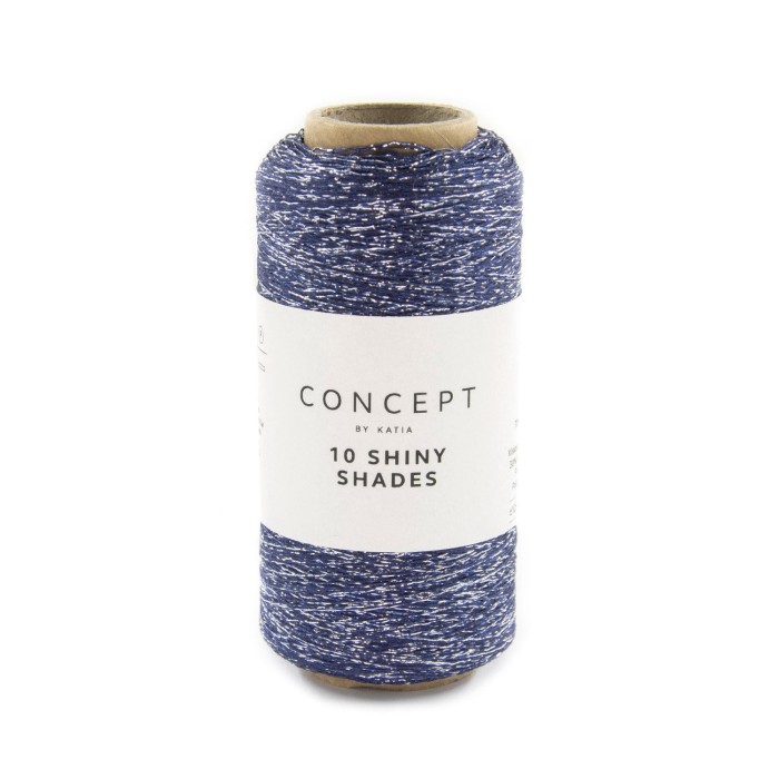 Купить люрекс Concept by Katia 🧶 10 Shiny Shades цвет 70 Dark Blue 🧡 в Калининграде