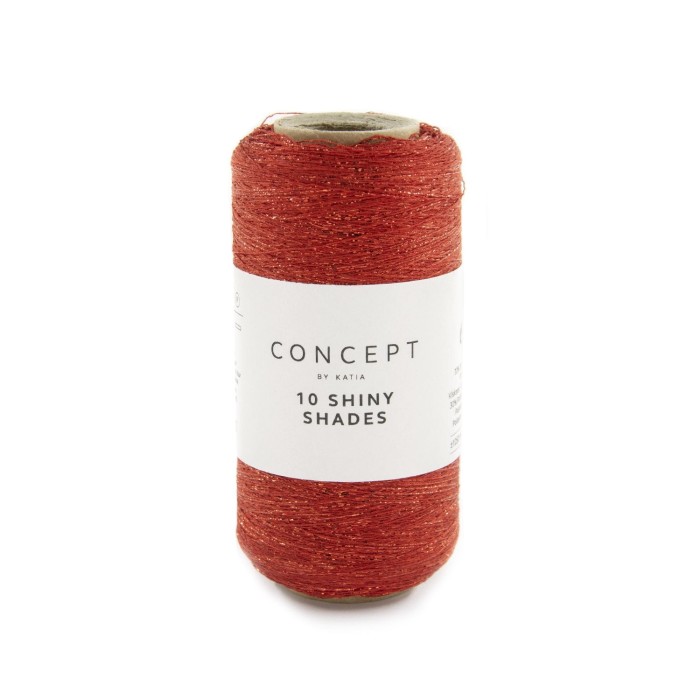 Купить люрекс Concept by Katia 🧶 10 Shiny Shades цвет 90 Red 🧡 в Калининграде