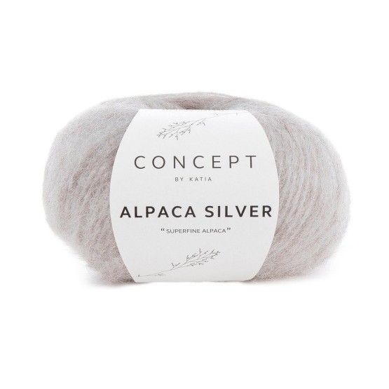 Пряжа для вязания Katia Concept Alpaca Silver (Испания)