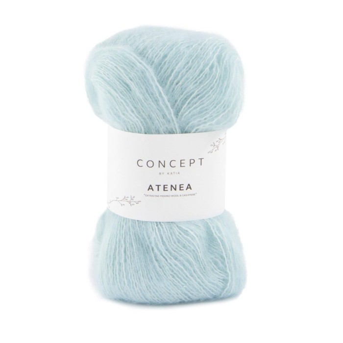 Купить пряжу Concept by Katia 🧶 Atenea цвет 88 Water Blue 🧡 в Калининграде