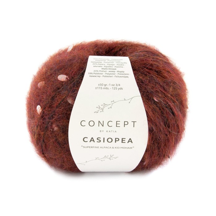 Купить пряжу Concept by Katia 🧶 Casiopea цвет 59 Burgundy Red 🧡 в Калининграде