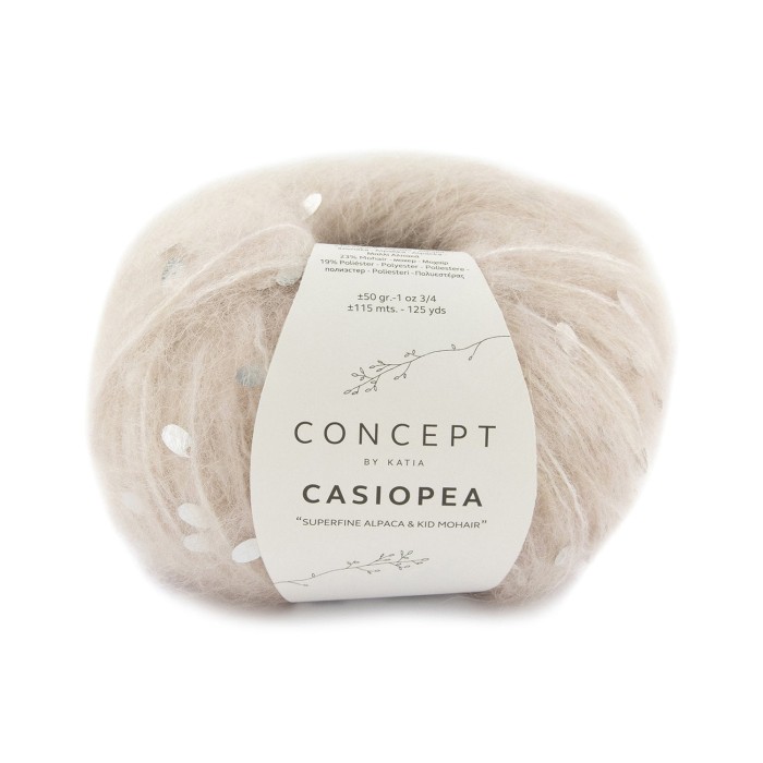 Купить пряжу Concept by Katia 🧶 Casiopea цвет 55 Light Pink 🧡 в Калининграде