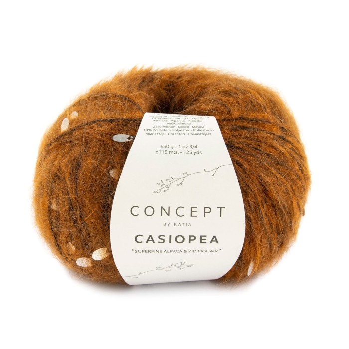 Купить пряжу Concept by Katia 🧶 Casiopea цвет 58 Rust 🧡 в Калининграде
