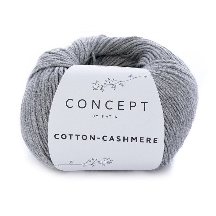 Купить пряжу Concept by Katia 🧶 Cotton-Cashmere цвет 59 Grey 🧡 в Калининграде