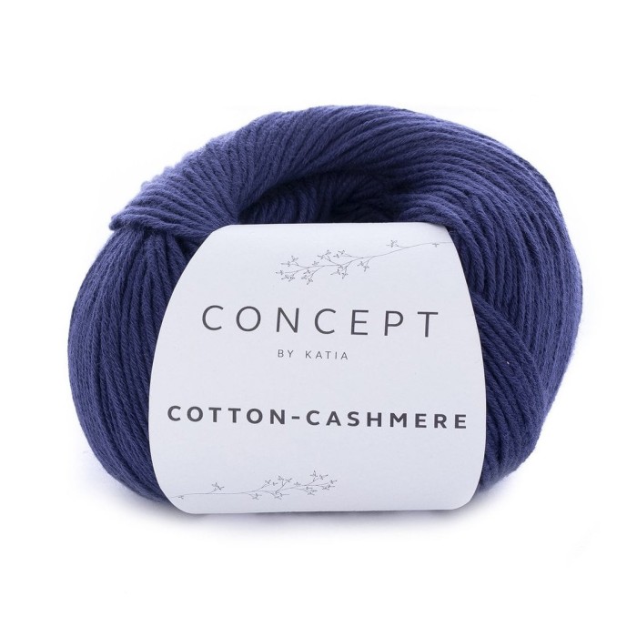 Купить пряжу Concept by Katia 🧶 Cotton-Cashmere цвет 62 Dark Blue 🧡 в Калининграде