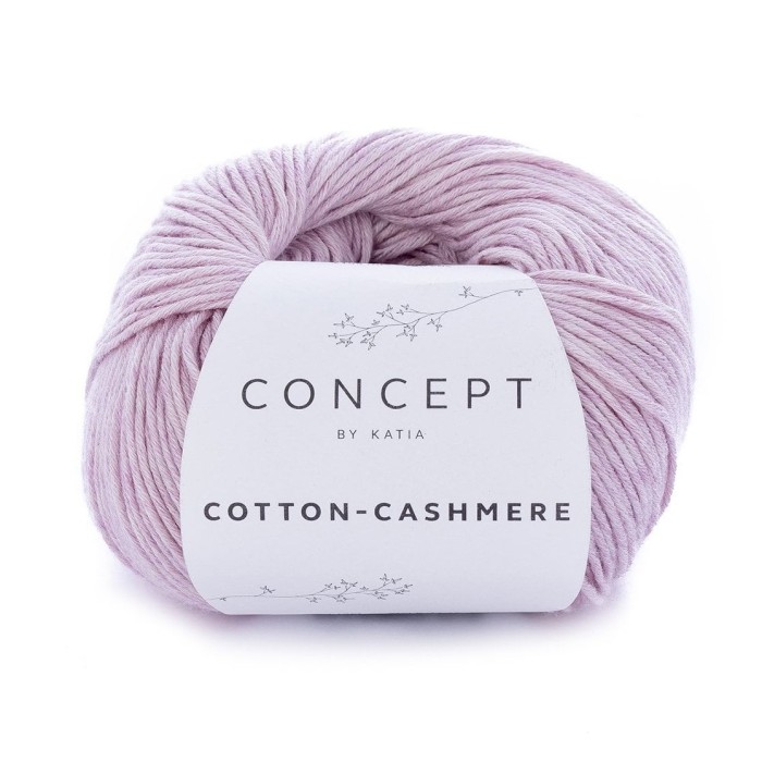 Купить пряжу Concept by Katia 🧶 Cotton-Cashmere цвет 64 Light Mauve 🧡 в Калининграде