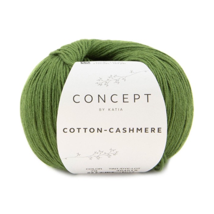 Купить пряжу Concept by Katia 🧶 Cotton-Cashmere цвет 79 Pine Green 🧡 в Калининграде