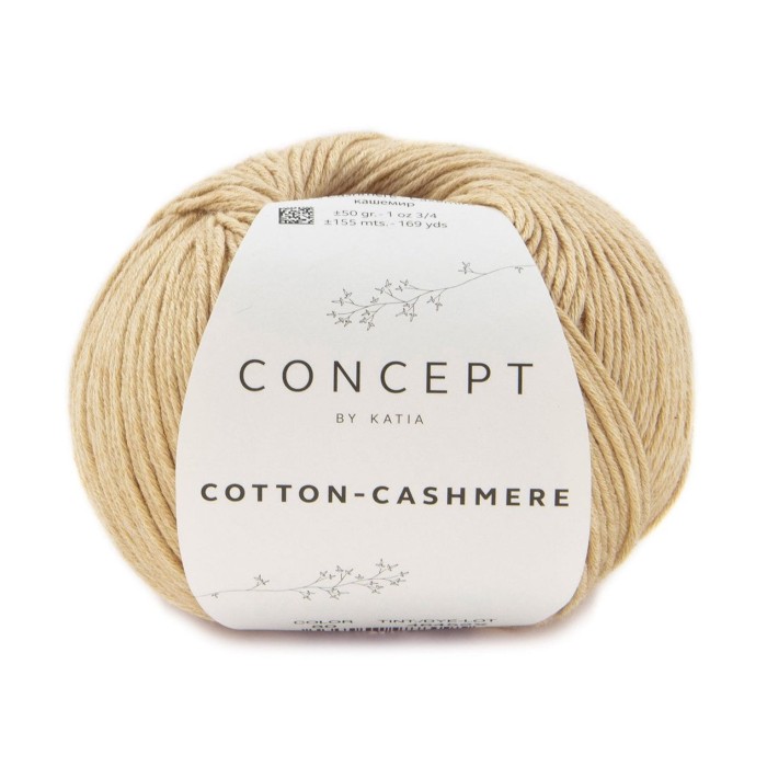 Купить пряжу Concept by Katia 🧶 Cotton-Cashmere цвет 80 Sand 🧡 в Калининграде