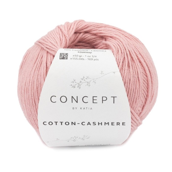 Купить пряжу Concept by Katia 🧶 Cotton-Cashmere цвет 83 Rose 🧡 в Калининграде